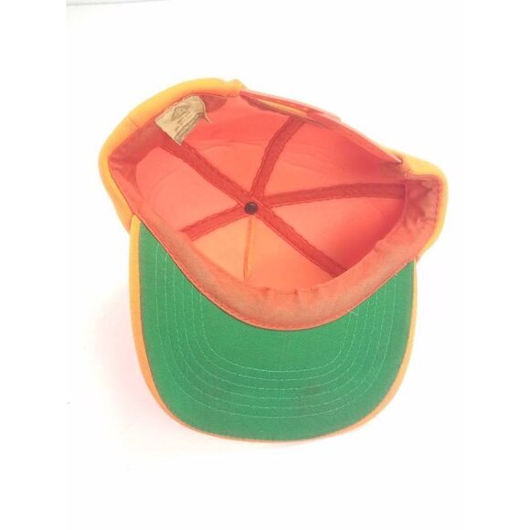 Whitetail Neon Orange Hunting Snapback Hat - Picture 4 of 4